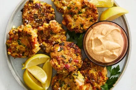 Shrimp Cakes With Smoked Paprika Aioli