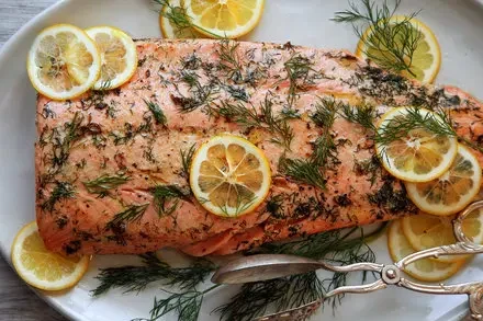 **Perfectly Buttery Roasted Salmon with Crispy Skin**