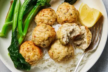 Baked Chicken Meatballs